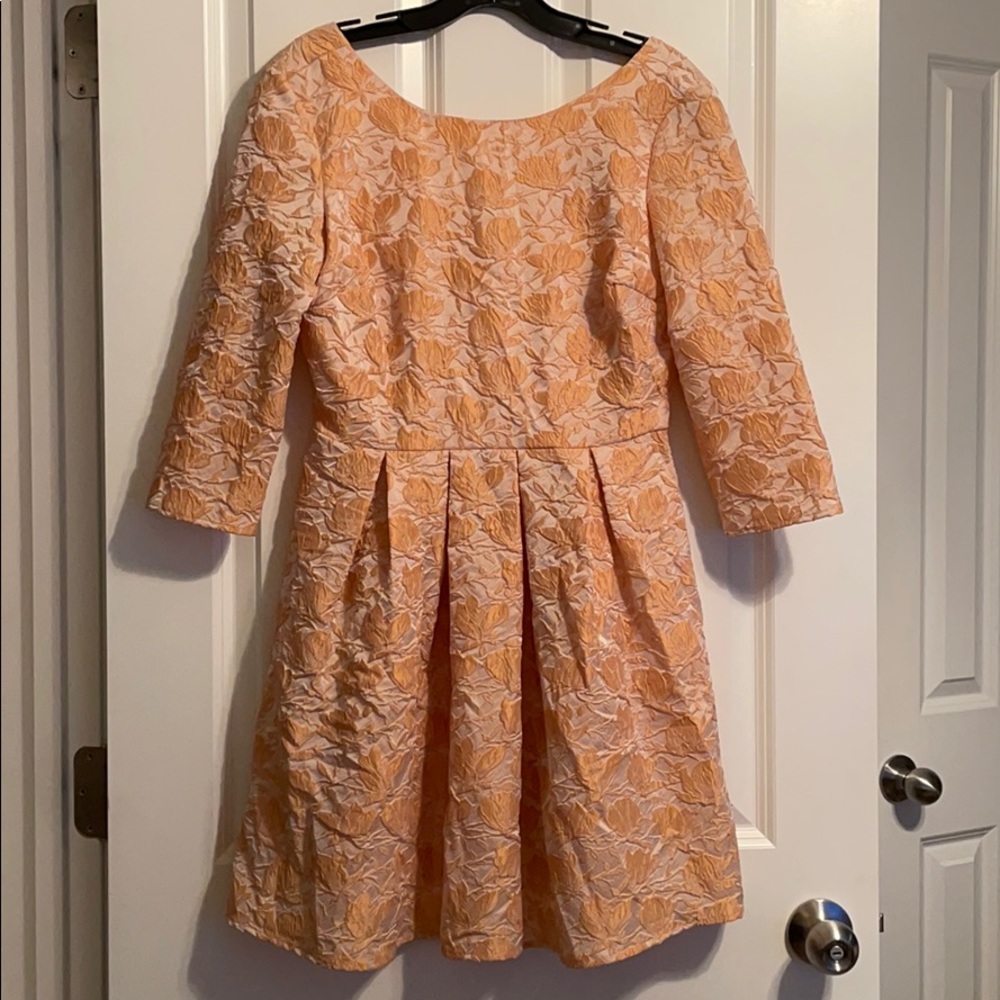 Floral blush/soft orange Ark & co. dress